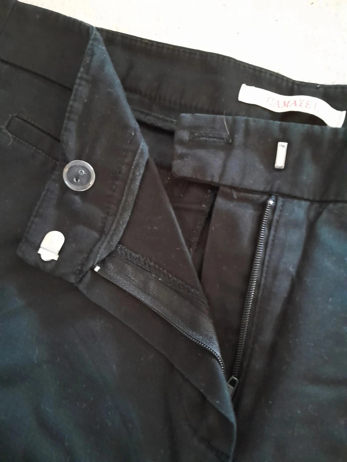 Calças femininas Tamanho 38, cor preto, Marca Camaïeu, elástico – photo 4